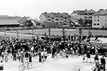 Eröffnung des Parks Tändelwiese in der Triestersiedlung, 1951. Quelle: Stadtarchiv Graz